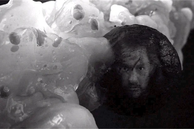 Bob emerging from the atomic bomb sequence in Twin Peaks: The Return